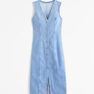 Abercrombie BEST SELLER The A&F Mara Vest Midi Dress